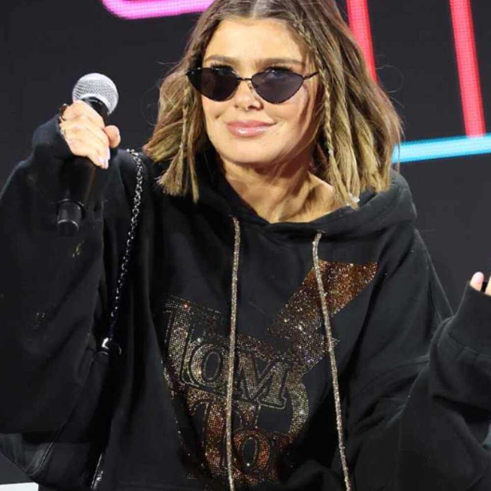 Bejeweled TomTom Hoodie, as worn by Rachel 'Raquel' Leviss on Vanderpump Rules